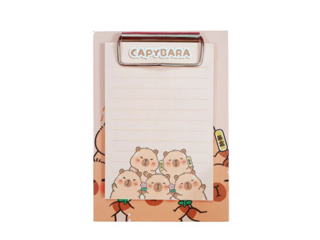 BLOCO ANOTACAO CAPIVARA C/PRANCHETA 30F