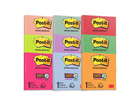 POST-IT  76X 76MM DIVERSOS 5X90F.