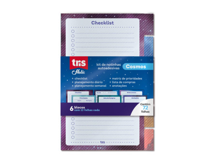 POST-IT 147X100MM COSMOS LIST 6X12F.