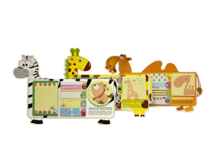 BLOCO ANOTACAO ANIMAIS FORMATOS