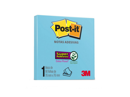 POST-IT  76X 76MM AZUL ELETRIC 90F.
