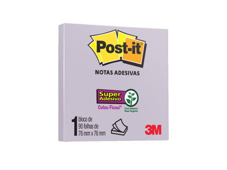 POST-IT  76X 76MM LILAS LILAC 90F.