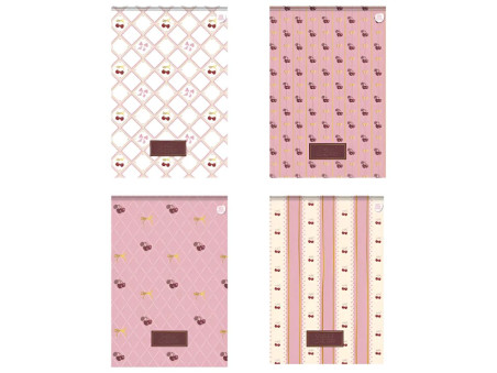 BLOCO PAUTADO 80F.CHERRY AROMA 17X25 CD.