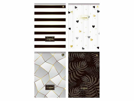 BLOCO PAUTADO 17X25 HAPPEN 80F.