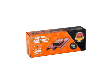 GRAMPO GRAMPEADOR 26/6 COBRE.C/5000