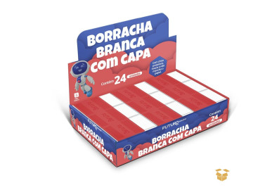 BORRACHA PLASTICA BRANCA...