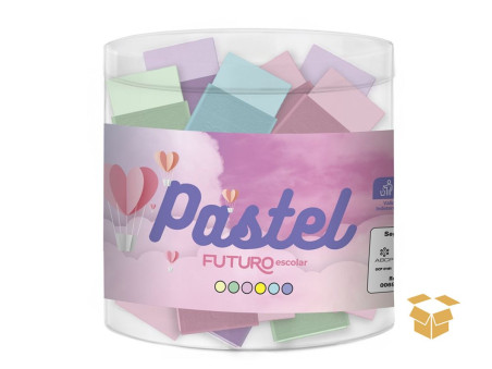 BORRACHA PLASTICA PASTEL 7024 C/24