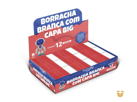 BORRACHA PLASTICA BRANCA 7012 C/12