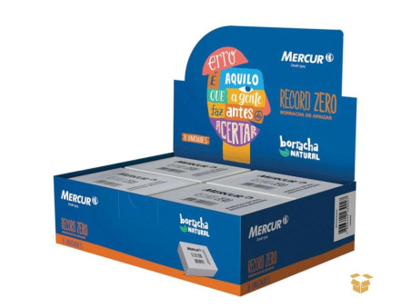 BORRACHA MACIA BRANCA N.00 ZERO EX.C/8