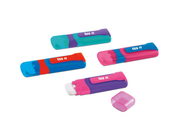 CANETA BORRACHA TRIS FIT -AV.