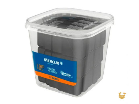 BORRACHA MACIA PRETA PEQ.CAPA PL.C/24