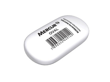 BORRACHA MACIA BRANCA OVAL...