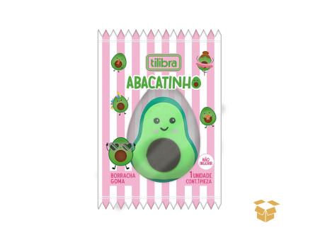 BORRACHA PLASTICA ABACATINHO C/24