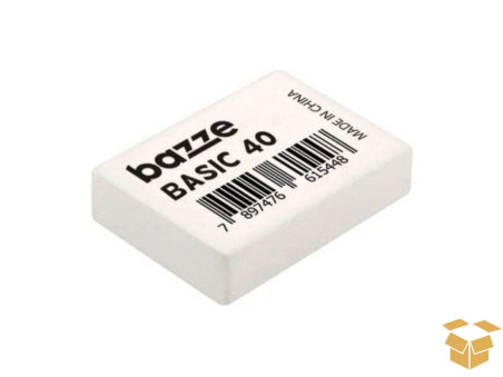 BORRACHA MACIA BRANCA N.40 BAZZE C/40