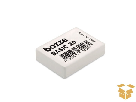 BORRACHA MACIA BRANCA N.20 BAZZE C/20