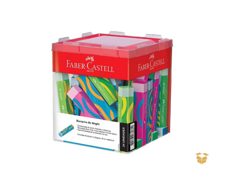 BORRACHA PLASTICA BE BRIGHT CORES C/24