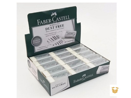 BORRACHA PLASTICA DUST FREE GRANDE C/20