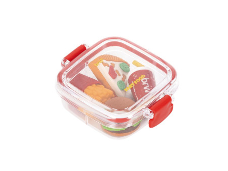 BORRACHA PLASTICA FAST FOOD C/4