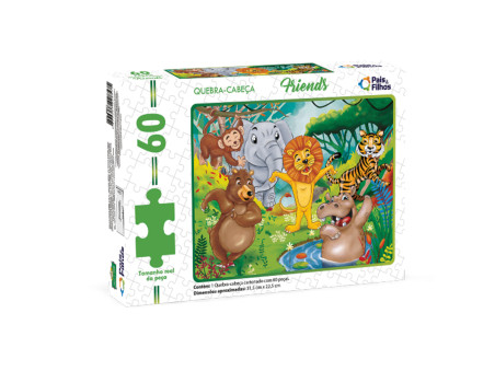 QUEBRA CABECA FRIENDS 60 PECAS