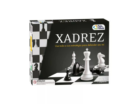 JOGO XADREZ TABULEIRO C/32 PECAS