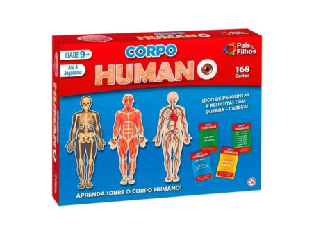 JOGO CORPO HUMANO 168 CARTAS
