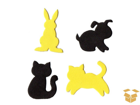 RECORTE EVA ANIMAIS DOMESTICOS C/60