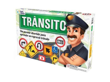 JOGO TRANSITO TABULEIRO+ PECAS