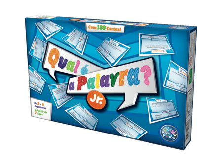 JOGO QUAL E A PALAVRA JUNIOR 180 CARTAS