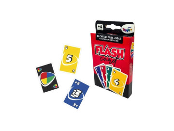 JOGO UNO FLASH C/54 CARTAS