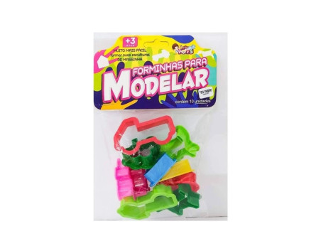 FORMINHA PARA MODELAR 10 PECAS
