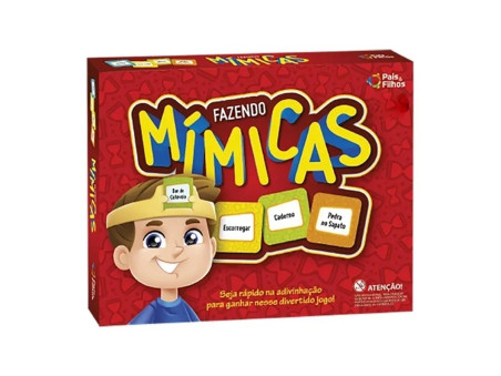 JOGO FAZENDO MIMICAS 216 CARTAS