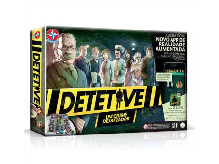 JOGO TABULEIRO DETETIVE C/PECAS