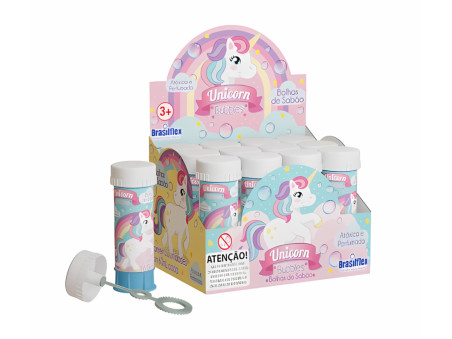 LANCA BOLHAS DE SABAO 60ML UNICORNIO
