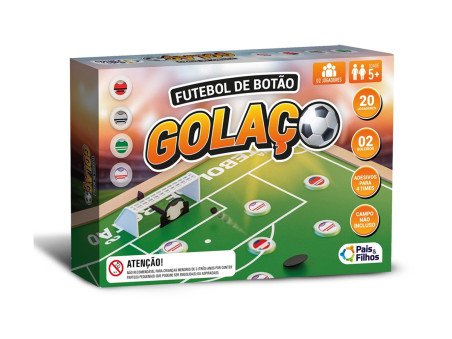 JOGO FUTEBOL DE BOTAO GOLACO TAB.+PECAS