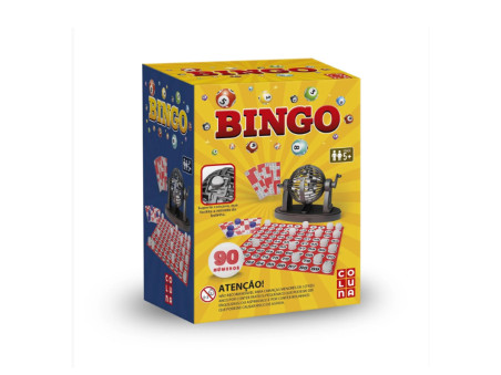 JOGO BINGO C/GLOBO+NUMEROS+24 CARTELAS