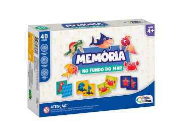 JOGO MEMORIA FUNDO MAR 40...