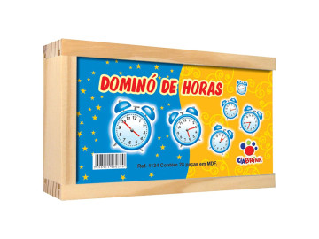 DOMINO HORAS MADEIRA 28 PECAS