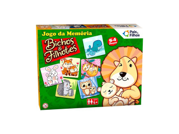 JOGO MEMORIA BICHOS E FILHOTES