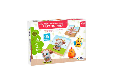 QUEBRA CAB.FAZENDINHA MEU PRIM.20 PECAS