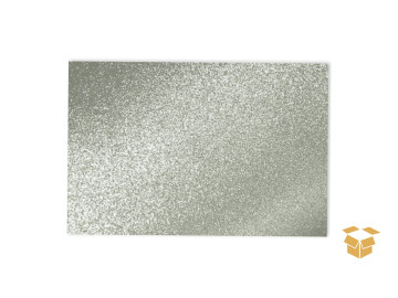 BORRACHA EVA GLITER PRATA...