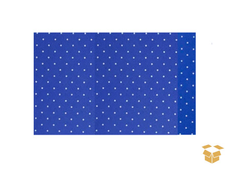 BORRACHA EVA DEC.BOLINHA AZ/BR.40X47 C/5