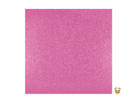 BORRACHA EVA GLITER ROSA BEBE 40X48 C/10