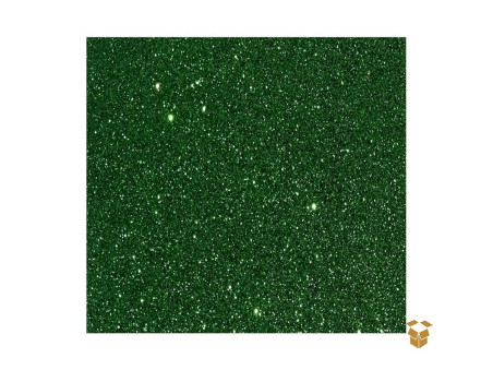 BORRACHA EVA GLITER VERDE 40X48 C/10