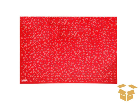 BORRACHA EVA DEC.CORACAO VM/BR.40X47 5F