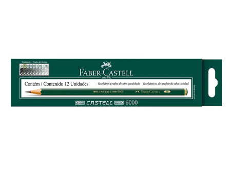 LAPIS PRETO REGENTE 5B FABER 9000 C/12