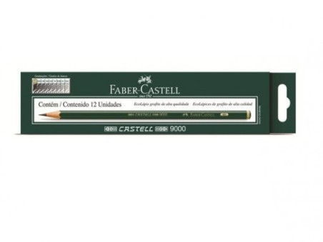 LAPIS PRETO REGENTE 3B FABER 9000 C/12