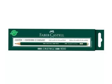 LAPIS PRETO REGENTE 8B FABER 9000 C/12