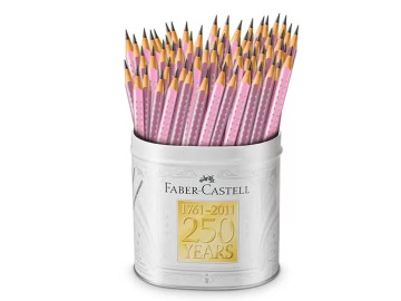 LAPIS PRETO FABER GRIP ROSA...