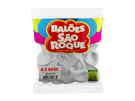 BALAO BRANCO N.6,5 CLASSIC C/50
