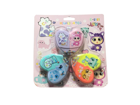 CANETA DESTACA TEXTO CAT KIT C/6 CORES